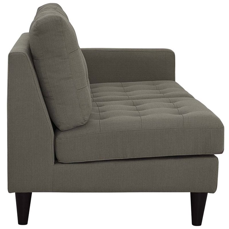 Pemberly Row 2-Piece Left-Facing Sectional in Granite Gray Upholstery