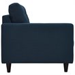 Pemberly Row Fabric Upholstered Right-Facing Sectional in Azure