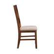 Pemberly Row 9 Piece Wood Dining Set with Padded Seats in Hazelnut