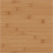 Pemberly Row Bamboo Slatted Hamper with Wide Top in Warm Natural Finish