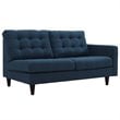 Pemberly Row 2-Piece Left-Facing Sectional in Azure Fabric Upholstery