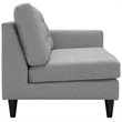 Pemberly Row 2-Piece Left-Facing Sectional in Light Gray Fabric Upholstery