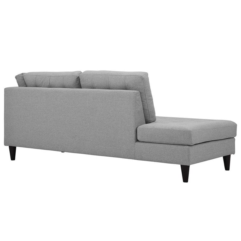 Pemberly Row 2-Piece Left-Facing Sectional in Light Gray Fabric Upholstery