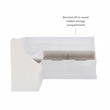 Pemberly Row Corner Breakfast Nook with Hidden Storage in White