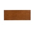 Pemberly Row Console Table with Slatted Bottom Shelf in Walnut Wood