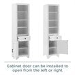 Pemberly Row 3 Piece Wood Pantry Set with Distressed White Finish