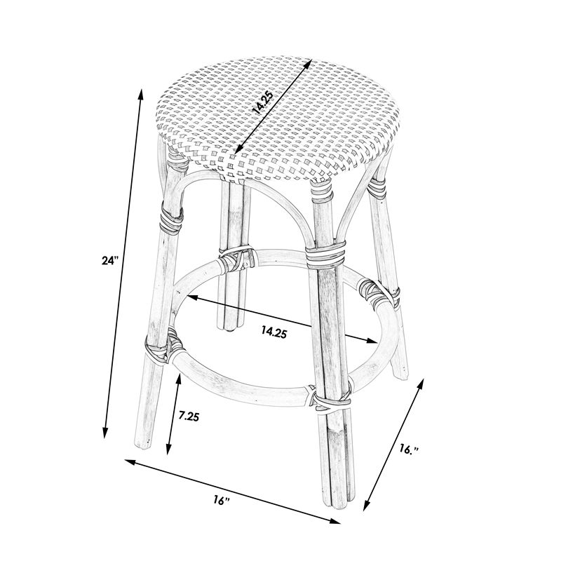 Pemberly Row Counter Stool 24