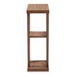 Pemberly Row Walnut Brown Finished 1-Shelf Console Table