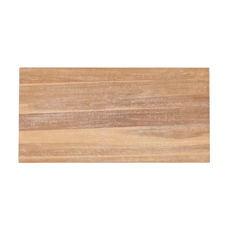 Pemberly Row Counter Height Pub Table in Distressed Brown Wood Finish