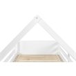 Pemberly Row White Twin Bunkbed with Guard Rail in Solid Wood