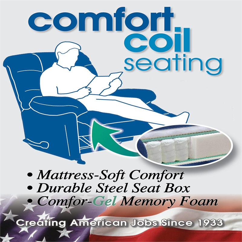 Pemberly Row Power Lay Flat Recliner in Chocolate Textile