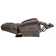 Pemberly Row Power Lift Recliner with Zero Gravity in Grey Textile