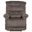 Pemberly Row Power Lift Recliner with Zero Gravity in Grey Textile