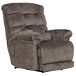 Pemberly Row Power Lift Recliner with Zero Gravity in Grey Textile