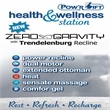 Pemberly Row Power Lift Recliner with Zero Gravity in Grey Textile