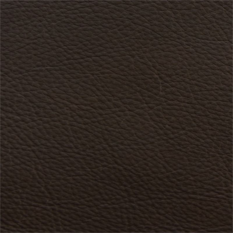 Pemberly Row Power Lay Flat Recliner in Chocolate Brown Italian Leather