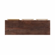 Pemberly Row Acacia Wood Console Table with Drawers in Brown