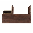 Pemberly Row Acacia Wood Console Table with Drawers in Brown