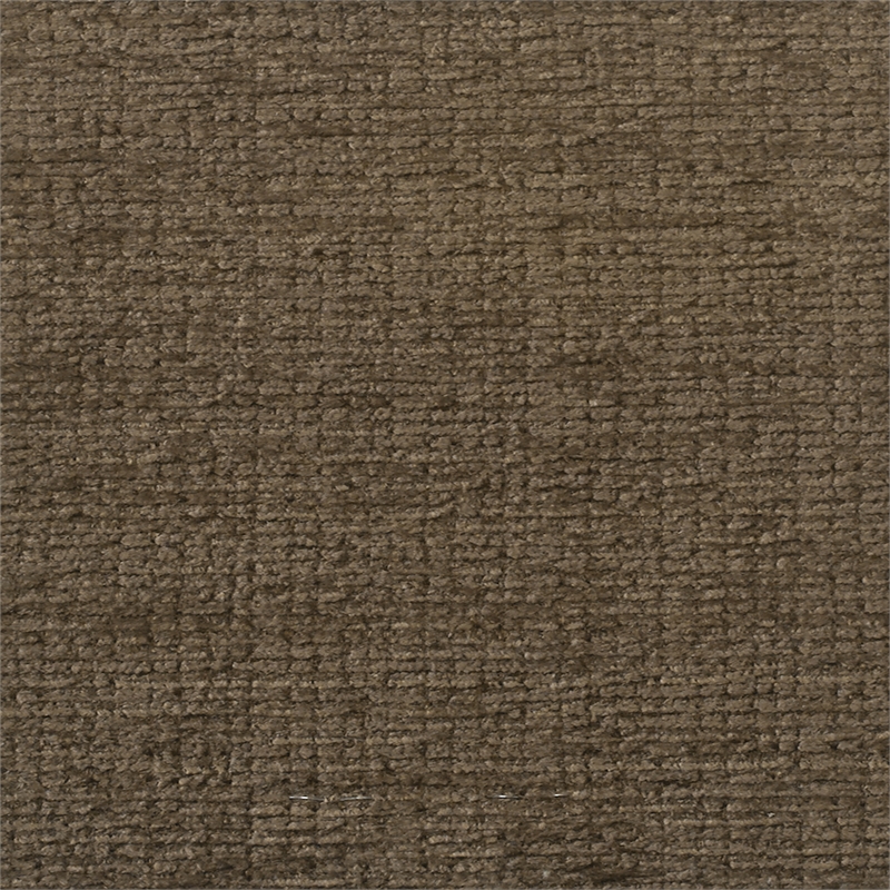 Pemberly Row Chaise Rocker Recliner in Coffee Brown Textile Fabric