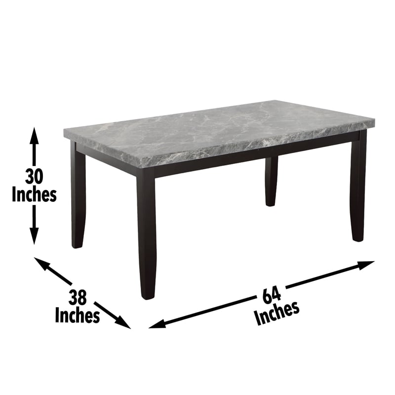 Pemberly Row 7-Piece Dining Set with 64