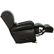 Pemberly Row Glider Recliner in Chocolate Top Grain Italian Leather
