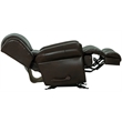 Pemberly Row Glider Recliner in Chocolate Top Grain Italian Leather
