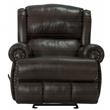 Pemberly Row Glider Recliner in Chocolate Top Grain Italian Leather
