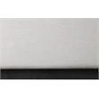 Pemberly Row Full Bed with Channel Tufted Headboard in Beige Linen