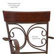Pemberly Row Big & Tall Metal Swivel Counter Stool with Bronze Finish