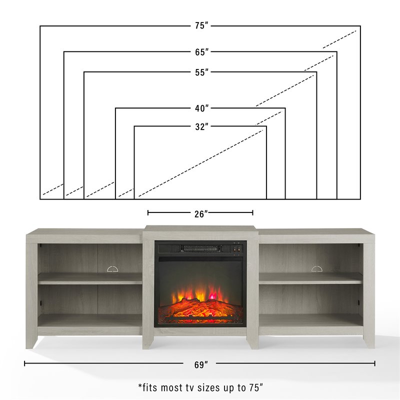 Pemberly Row TV Stand for TVs up to 75