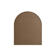 Pemberly Row 30x36 Arch Mirror in MDF Wood & Brass Finish