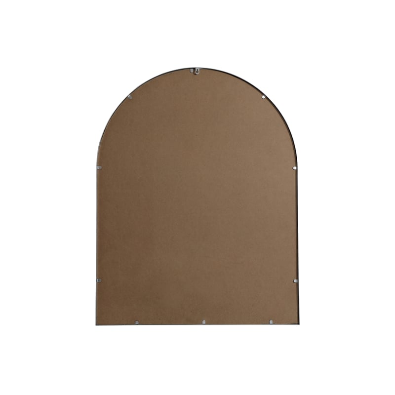 Pemberly Row 33x42 Arch Mirror in MDF Wood & Silver Finish