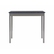 Pemberly Row 3-Piece Faux Marble Tavern Dining Set in Grey Finish
