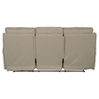 Pemberly Row Power Lay Flat Reclining Sofa in Gray Fabric with USB Ports