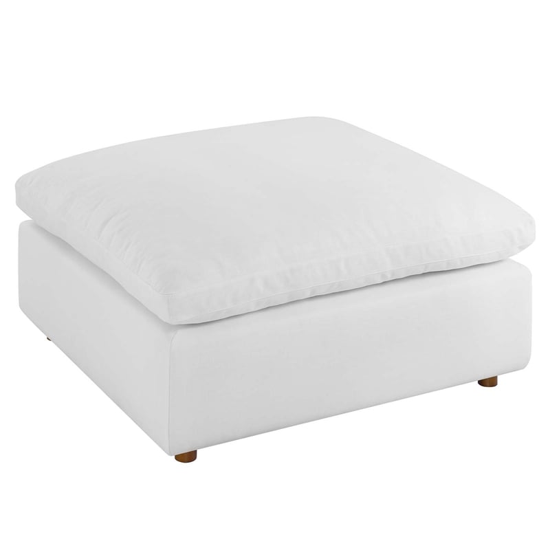 Pemberly Row 5-Piece Down-Filled Sectional Sofa in Pure White