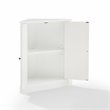 Pemberly Row MDF Wood Stackable Corner Pantry in White Finish