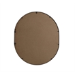 Pemberly Row Oval MDF Wood Mirror with Black Finish 30x36
