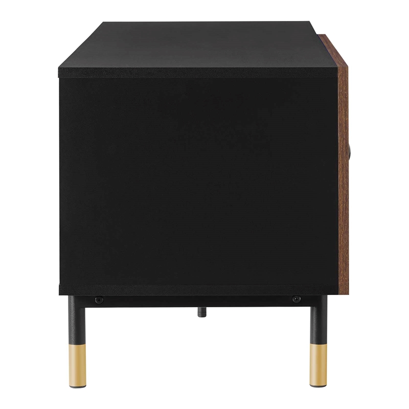 Pemberly Row Metal & Wood TV Stand for TVs Up to 65