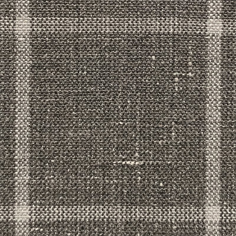 Pemberly Row 41-Inch Square Cocktail Ottoman in Gray Fabric with Pattern