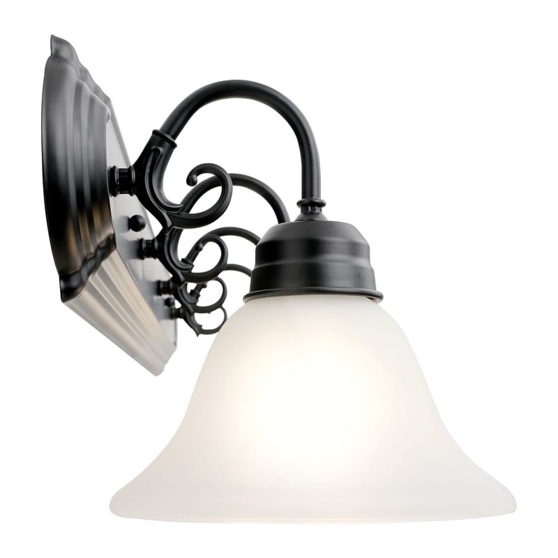 Pemberly Row 4-Light Steel Vanity Light in Matte Black Finish