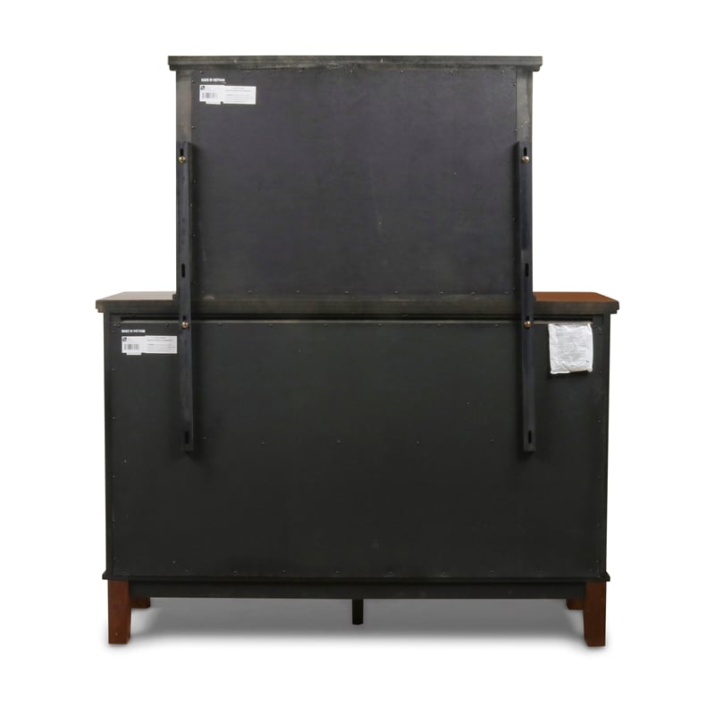Pemberly Row 4-Piece Wood Cal King Bedroom Set with Chest in Chestnut