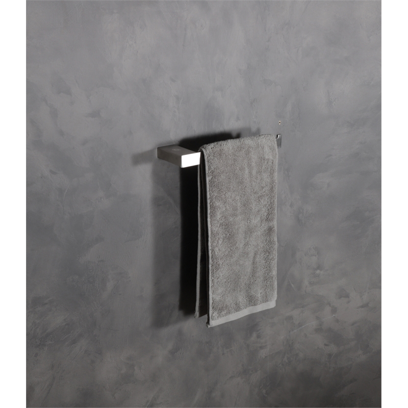 Pemberly Row 4-Pc Stainless Steel Bathroom Hardware Set in Brushed Nickel