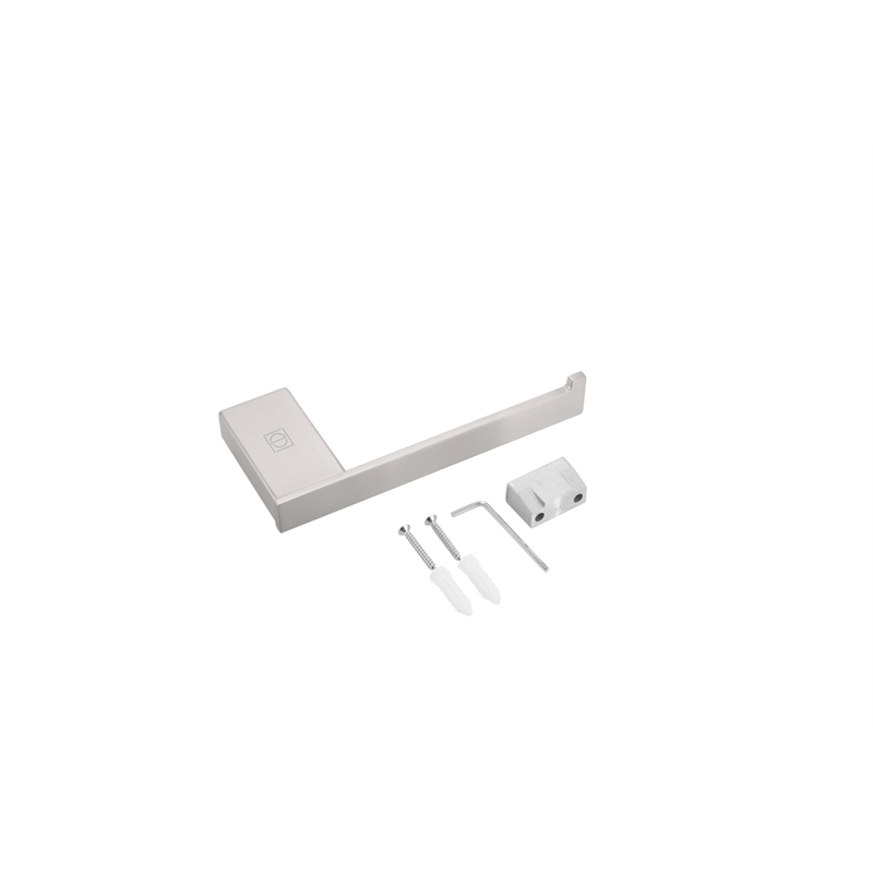 Pemberly Row 4-Pc Stainless Steel Bathroom Hardware Set in Brushed Nickel