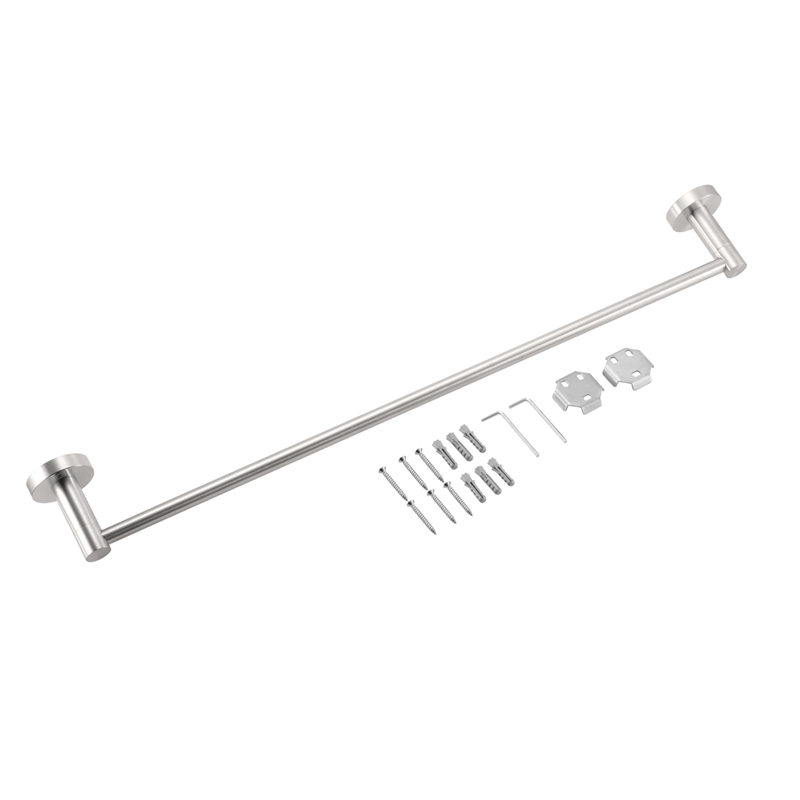Pemberly Row 3-Piece Stainless Steel Bathroom Hardware Set in Nickel