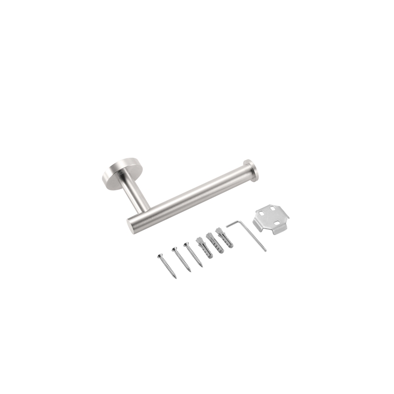 Pemberly Row 3-Piece Stainless Steel Bathroom Hardware Set in Nickel