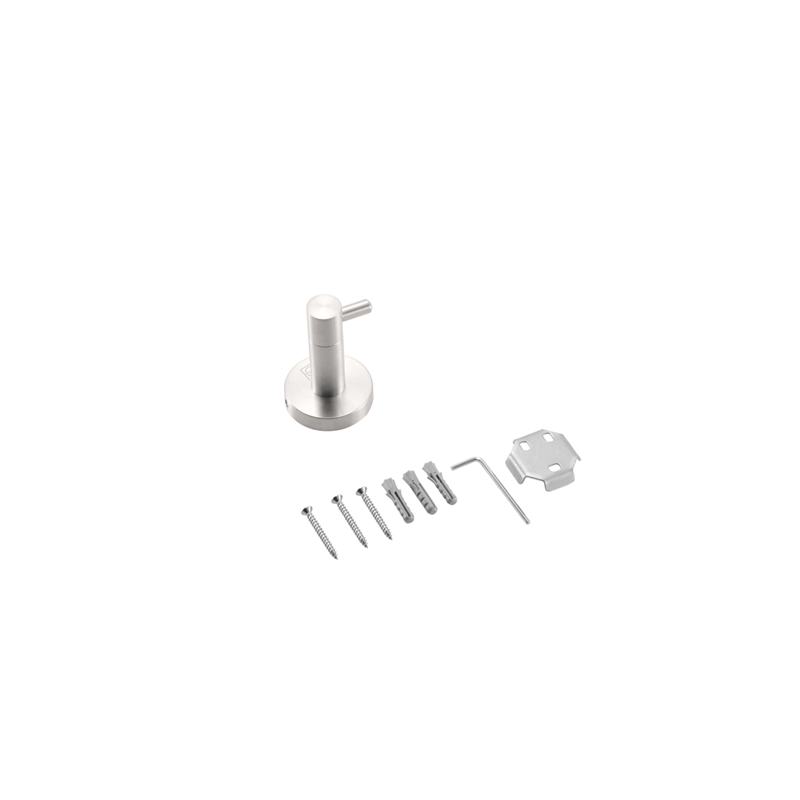 Pemberly Row 3-Piece Stainless Steel Bathroom Hardware Set in Nickel