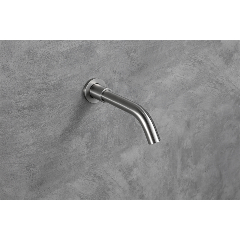 Pemberly Row Brass Shower and Tub Faucet in Brushed Nickel Finish