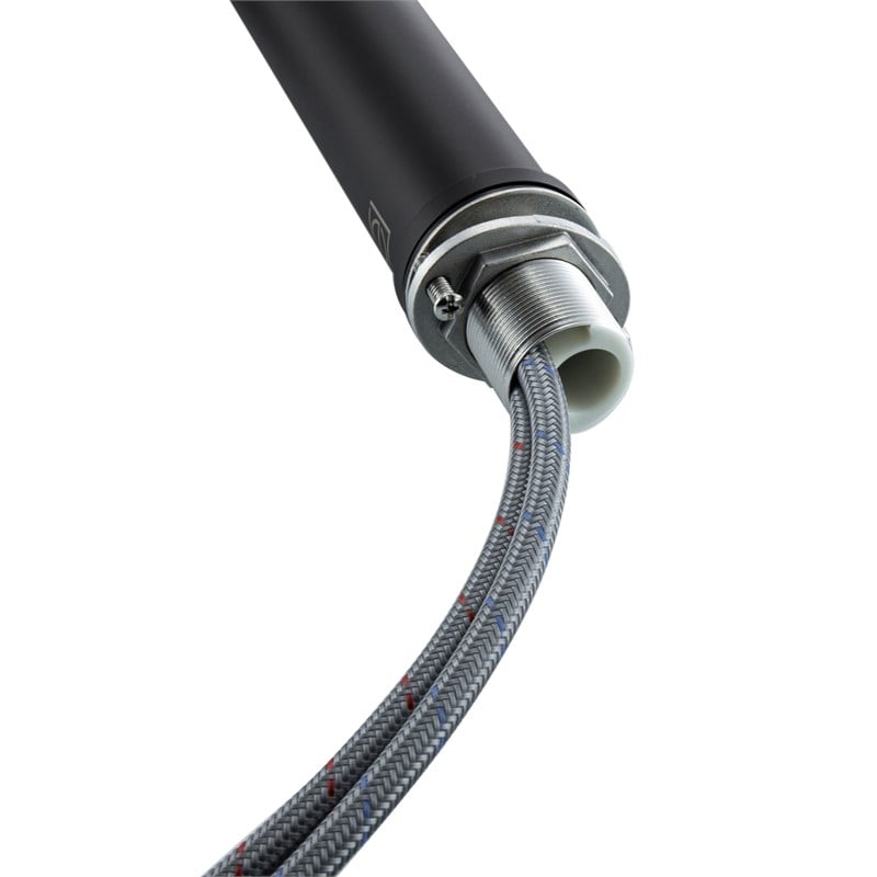 Pemberly Row Stainless Steel Bathroom Faucet in Matte Black