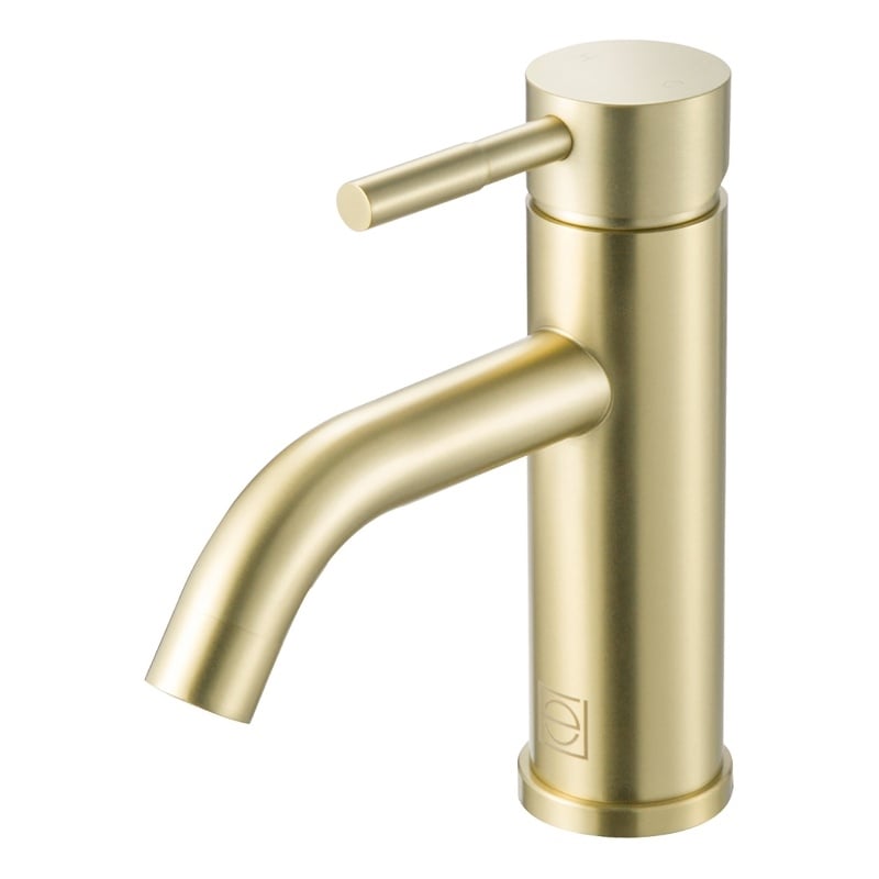 Pemberly Row Stainless Steel Bathroom Faucet in Brushed Gold