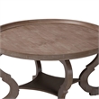 Pemberly Row French Country Coffee Table in Antique Brown Wood Finish